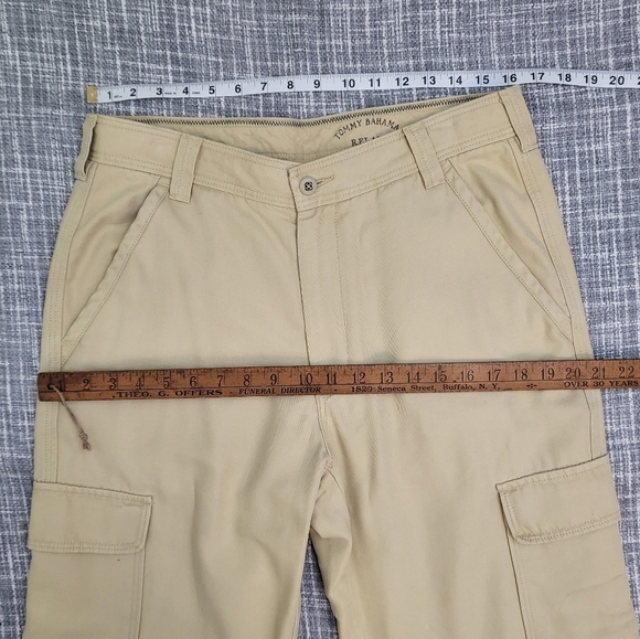 Tommy Bahama Relax Cargo Pants Cotton/Tencel Khaki Tan Men's 33X32 - Picture 8 of 14